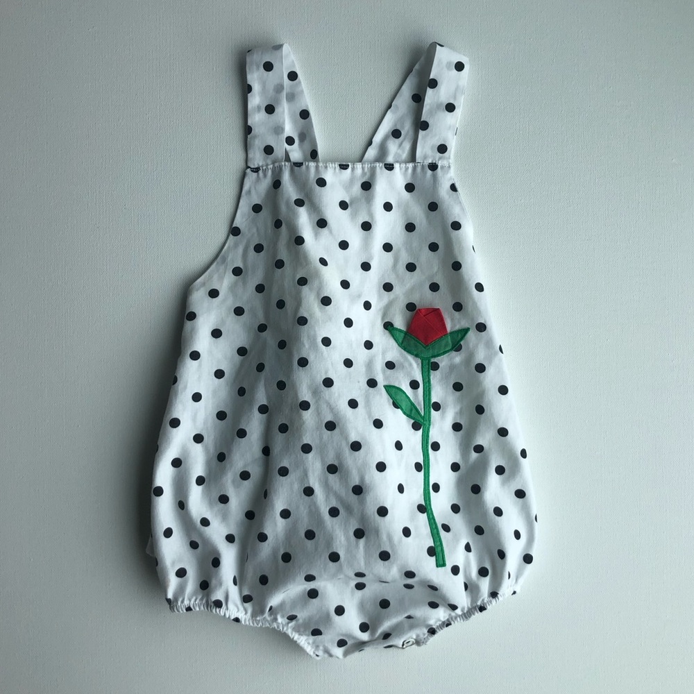 Polka Dot Rose Bubble